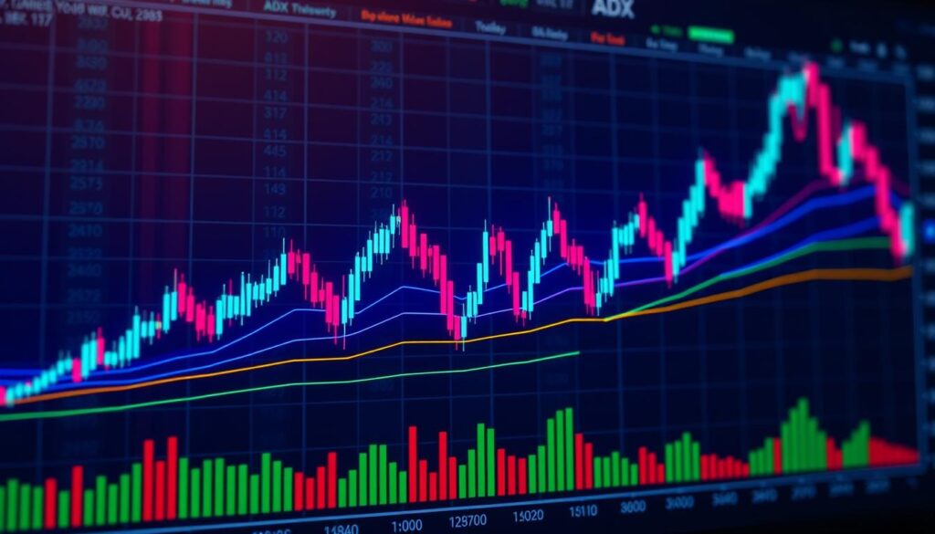 ADX Indicator Readings in MetaTrader 5 ADX Indicator Readings in MetaTrader 5