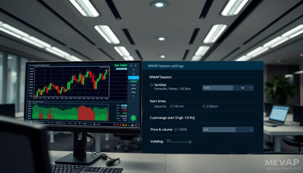 VWAP session settings VWAP session settings